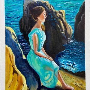 Contemplation over the sea